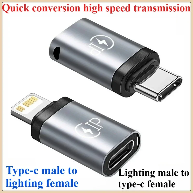 PD OTG Adapter for IOS Female To Type-C Male Converter to Lightnning Data Transfer Connector for Adapter