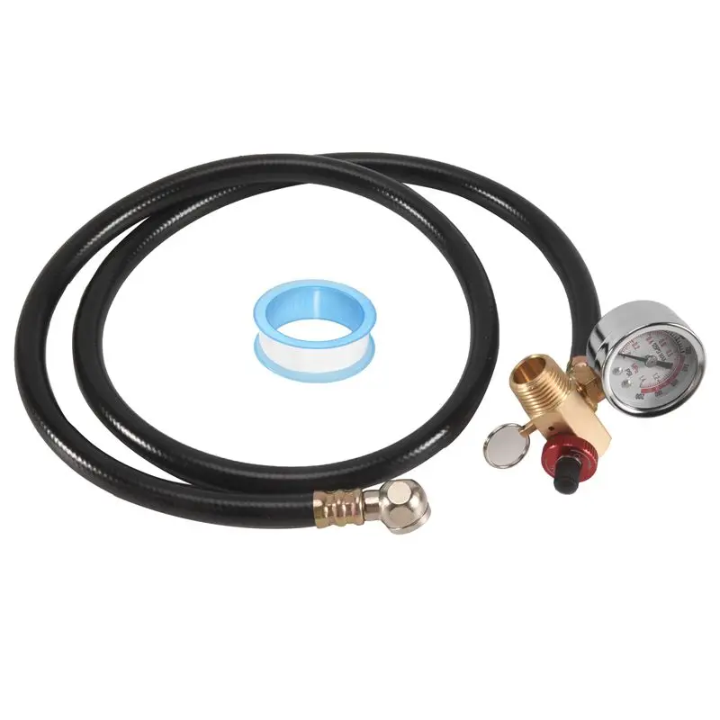 Superior AA63 Air Tank Valve Accessory Kit With Gauge, Air Tank Repair Kit Come With 2 Inch Pressure Gauge With 1/8 Inch NPT, 4