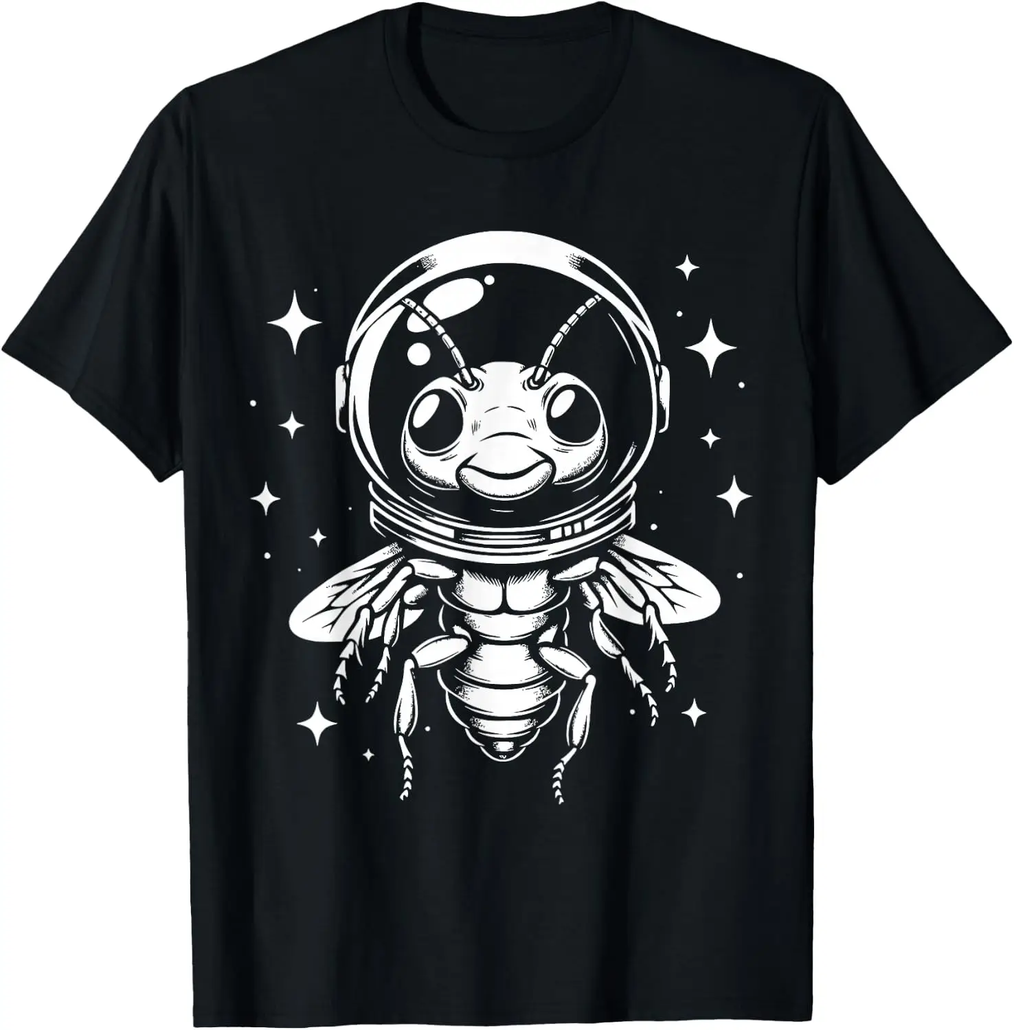 Dad Mom Space - Astronaut Gnat T-Shirt 100% Cotton Trendy Y2K Short-Sleeve Tee – Soft, Quick-Drying, All Occasion Casual  Suitable For Concert Party Hanging Out Sightseeing Trip