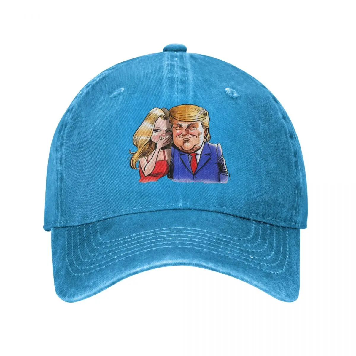 Trump Stormy Daniels Men Women Baseball Caps Distressed Denim Hats Cap Vintage Outdoor Workouts Adjustable Snapback Cap