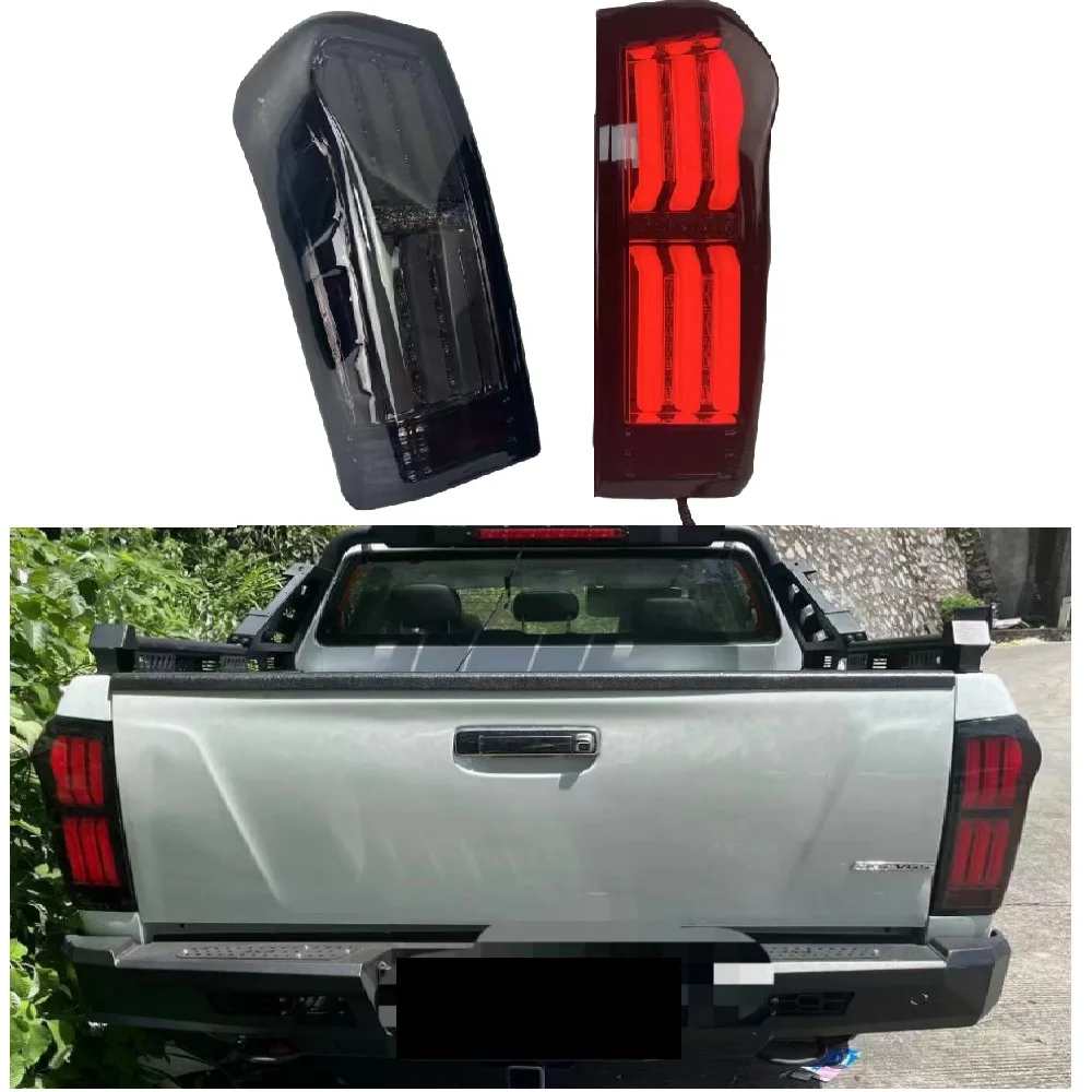 Auto rear Tail Lights for Isuzu D-max Dmax 2012-2019 Pickup car rear lamps with turn signal brake lights