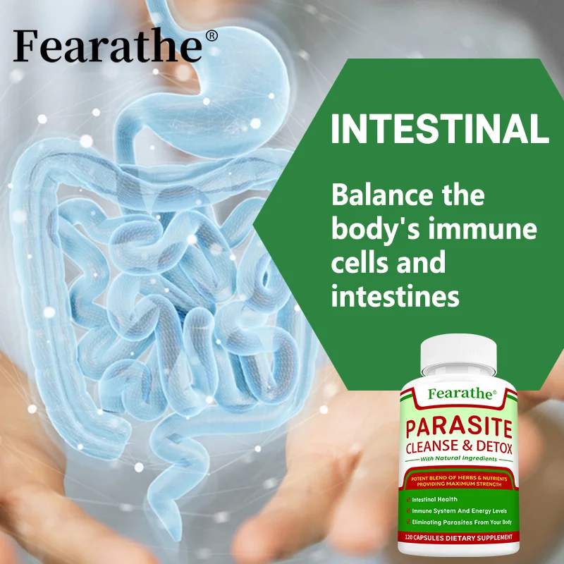 Parasite Cleanse - 장 클렌징 보충제, 소화 건강, 면역 건강, 기생충 제거... - 5