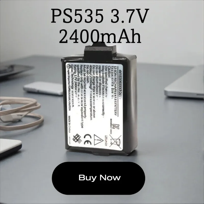 

Brand New PS535 3.7V 2400mAh Rechargeable Li-ion Battery Suitable for TP Tuo Host RTK Handheld Thin Charging Battery