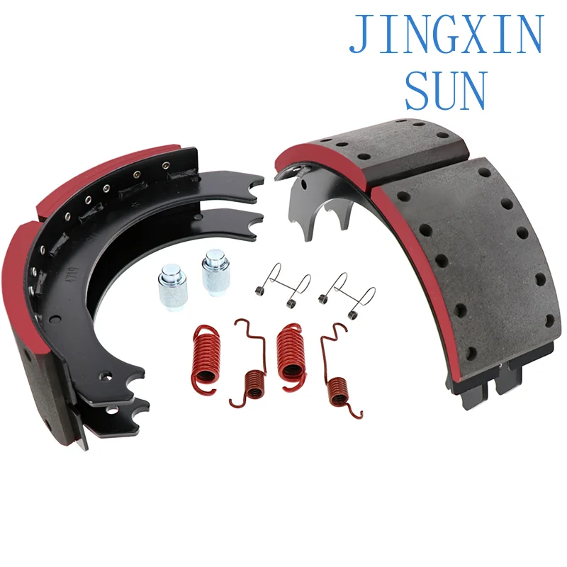 Braking System Professional Semi Trailer Customized 20k 23k 24k Durable 4707 4709 4711 4720 Heavy Duty Truck Brake Shoes