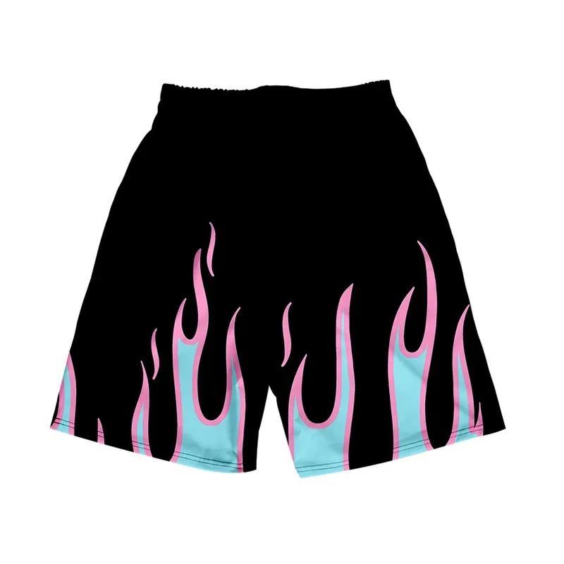 

20151123 красные и желтые пляжные шорты с пламенем для мужчин и женщин, шорты для фитнеса, бодибилдинга, мужские дышащие сетчатые быстросохнущие шорты для бега