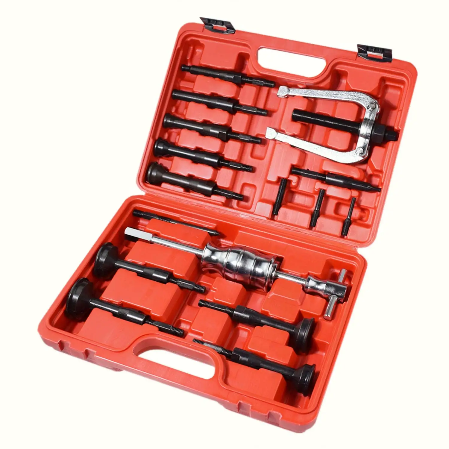 

16PCS Blind Hole Pilot Bearing Internal Extractor Puller W/Slide Hammer Removal Tool Kit