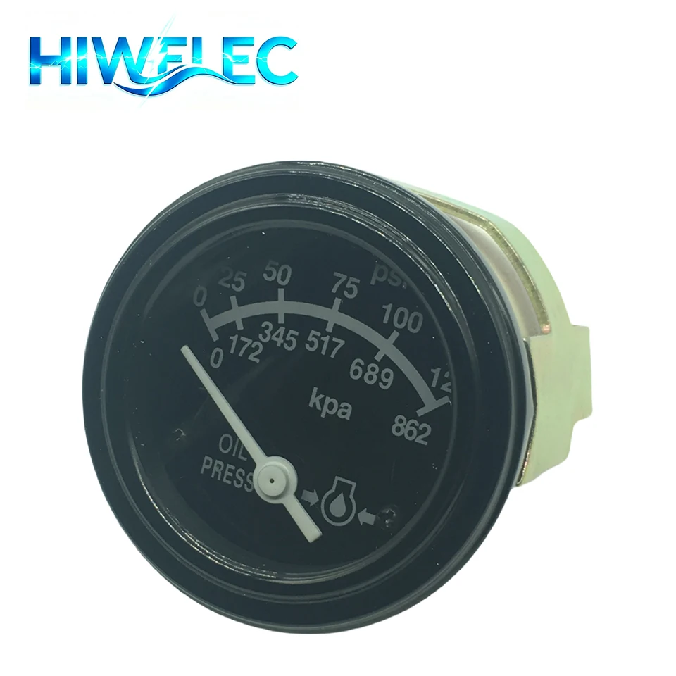 Diesel Generator Oil Pressure Gauge 3015232 24V 52mm Genset Accessories