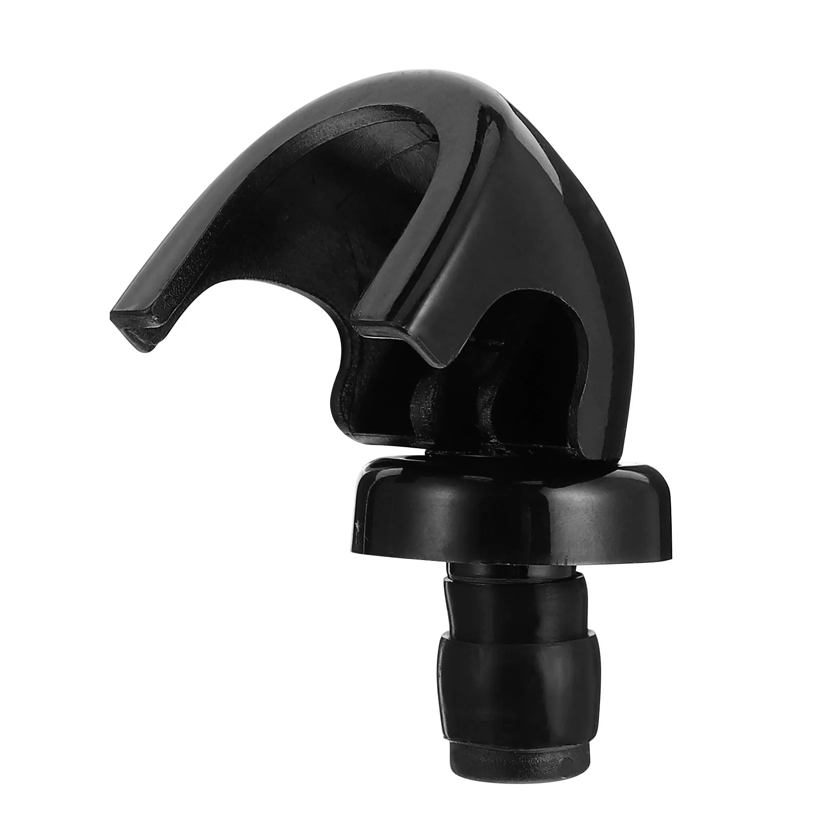 

2 Pcs Corks Silicone Sealer Black Gel Stopper Airtight Beverage Plug Long Stem Glass Bottle Storage