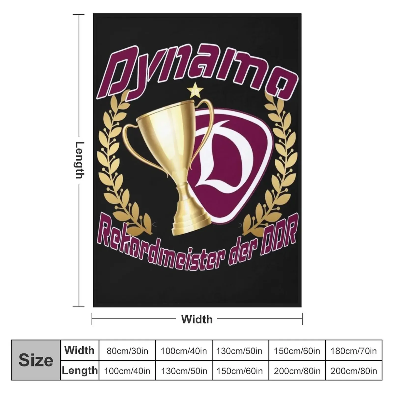 Dynamo record champions of the GDR Throw Blanket Softest Retros Luxury Throw Extra Large Throw Blankets