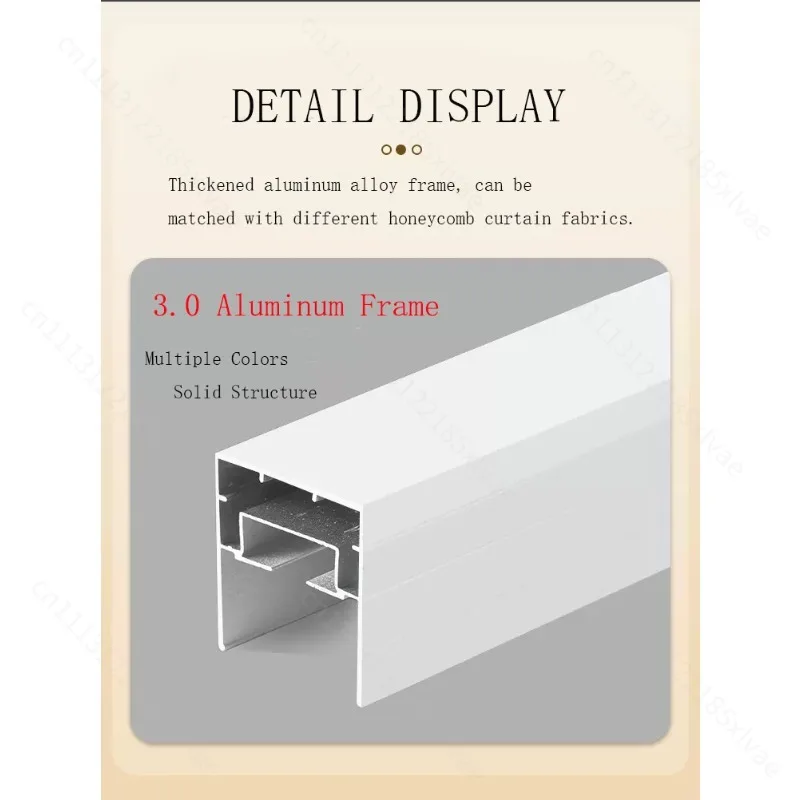 For Custom Trackless Aluminum Frame Honeycomb Sliding Door Dimmable Privacy Insect Proof Washable Panel for Balcony Decoration