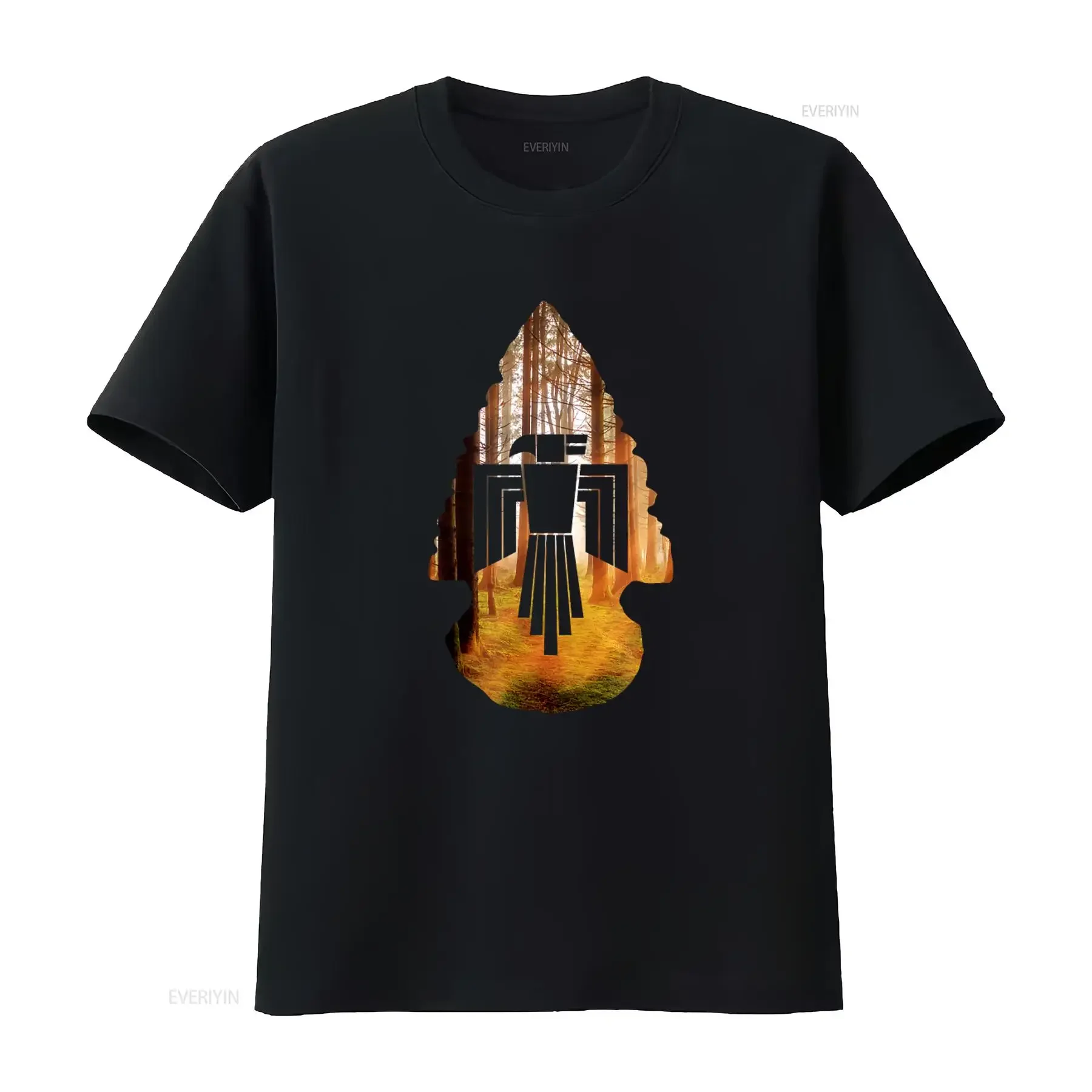 Native Arrowhead Eagle American Style T Shirt for Size S 5XL vintage Washed designer clothes Breathable graphic Unisex Slightly