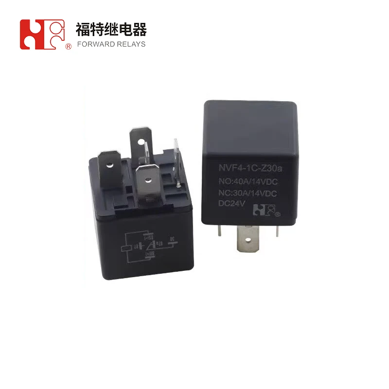 1Pcs 40A 5Pin DC24V Automotive Relay NVF4-1C-Z30a FORWARD Relay for Vehicle Conversion Kit