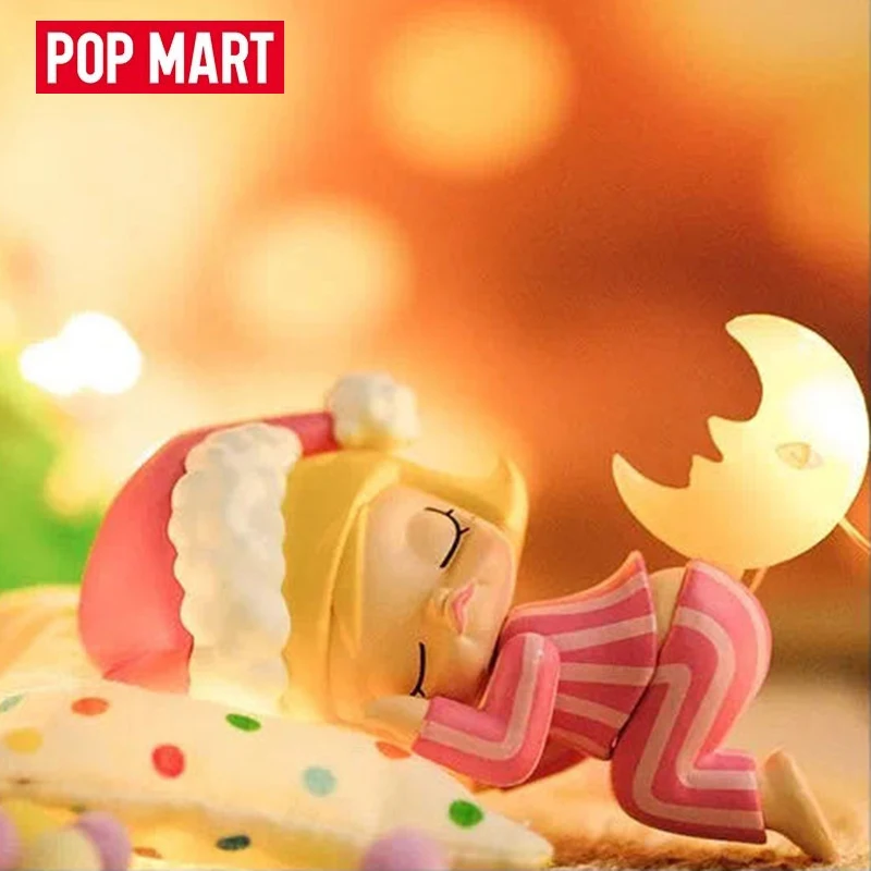 Popmart One Day of Molly Series Anime Figure Doll Blind Box Guess Bag Mystery Box Toys Doll Cute Anime Figure Ornaments