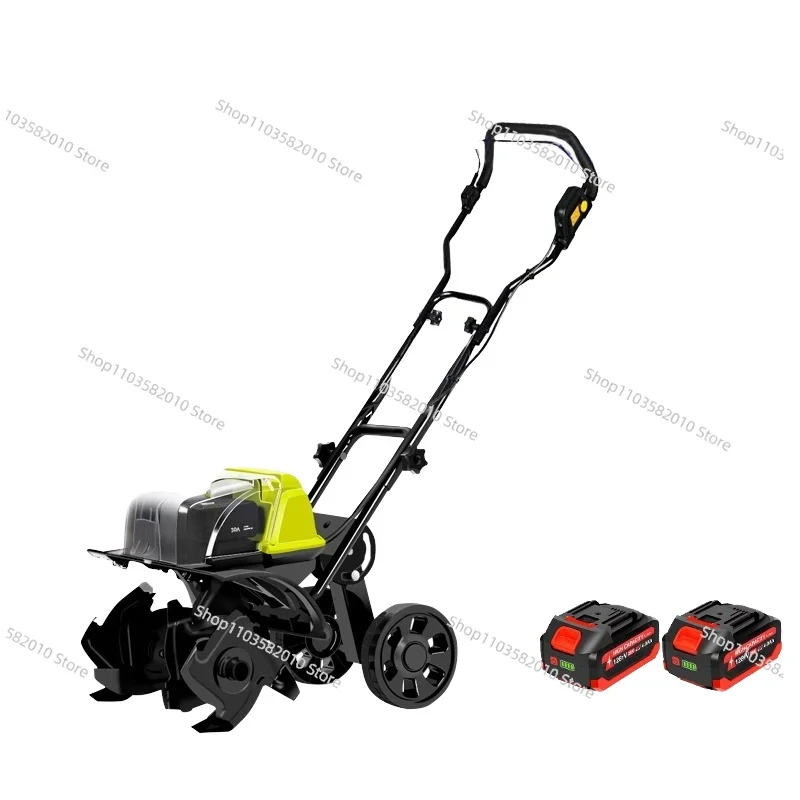 Micro Brushless Lithium Battery Multifunctional Agricultural Rotary Tiller Small Open Furrow Cultivators & Tillers