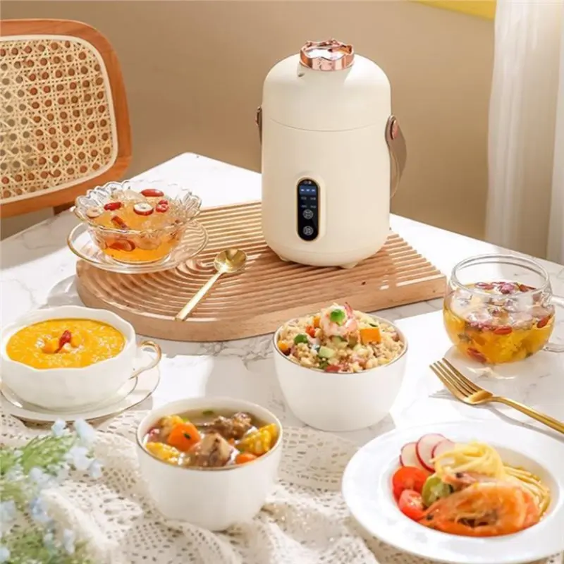 Mini Rice Cooker Portable Small Electric Kettle Travel Hot Pot For Noodles Soup Boiling Water EU Plug Household-Y48A