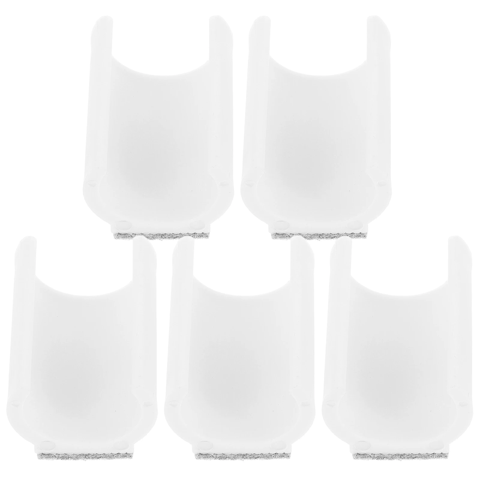 

5Pcs U-Shape Chair Leg Floor Protectors Easy Install Durable Felt Pads for Chairs Chair Leg Floor Protectors Tube Clamp