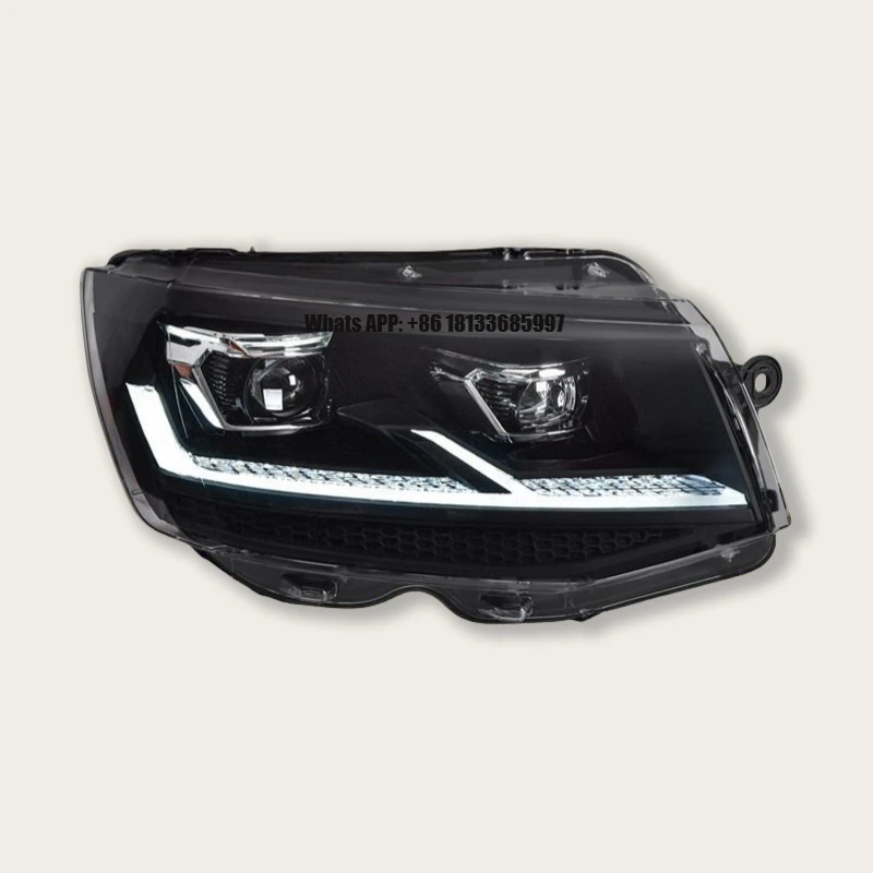 

For Volkswagen Caravelle Multivan T6 Headlight Assembly Modify LED Lens Daytime Running Light Turn Signal Car Accessories