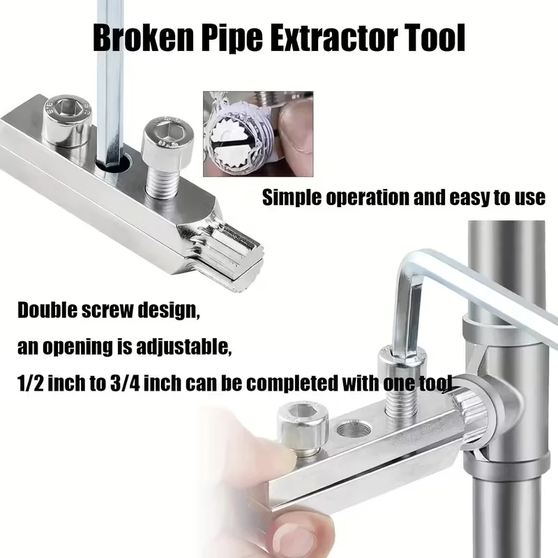 Faucet Valve Broken Thread Extractor - 1/2