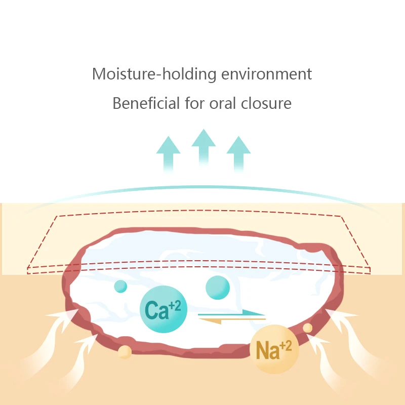1pcs Silver Calcium Ag Alginate Wound Dressing Soft And Absorbent Dressing Gauze For Wound Care
