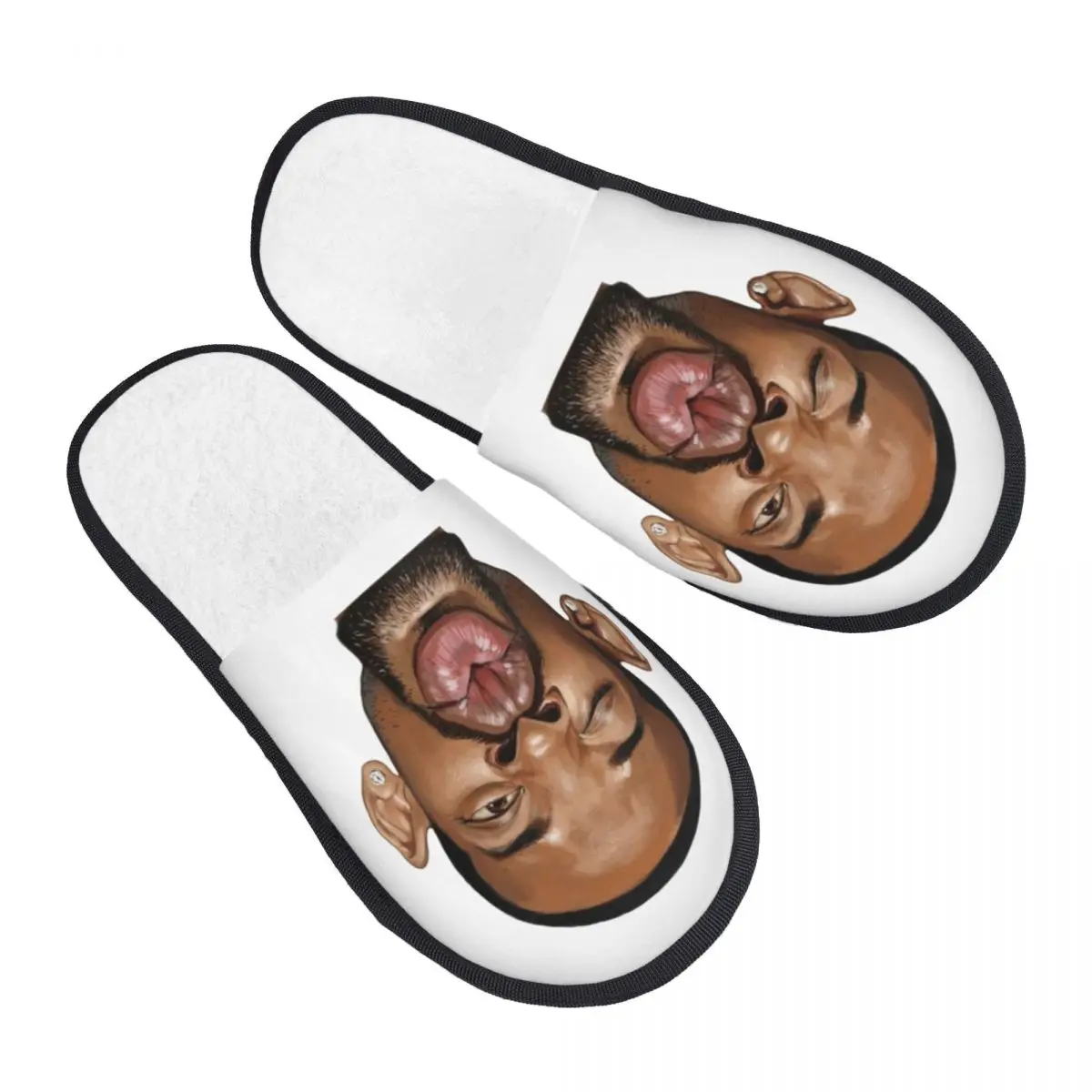 

Custom Wills S-Smiths American Actor Rapper Soft Memory Foam House Slippers Women Cozy Warm Anti-Skid Slipper