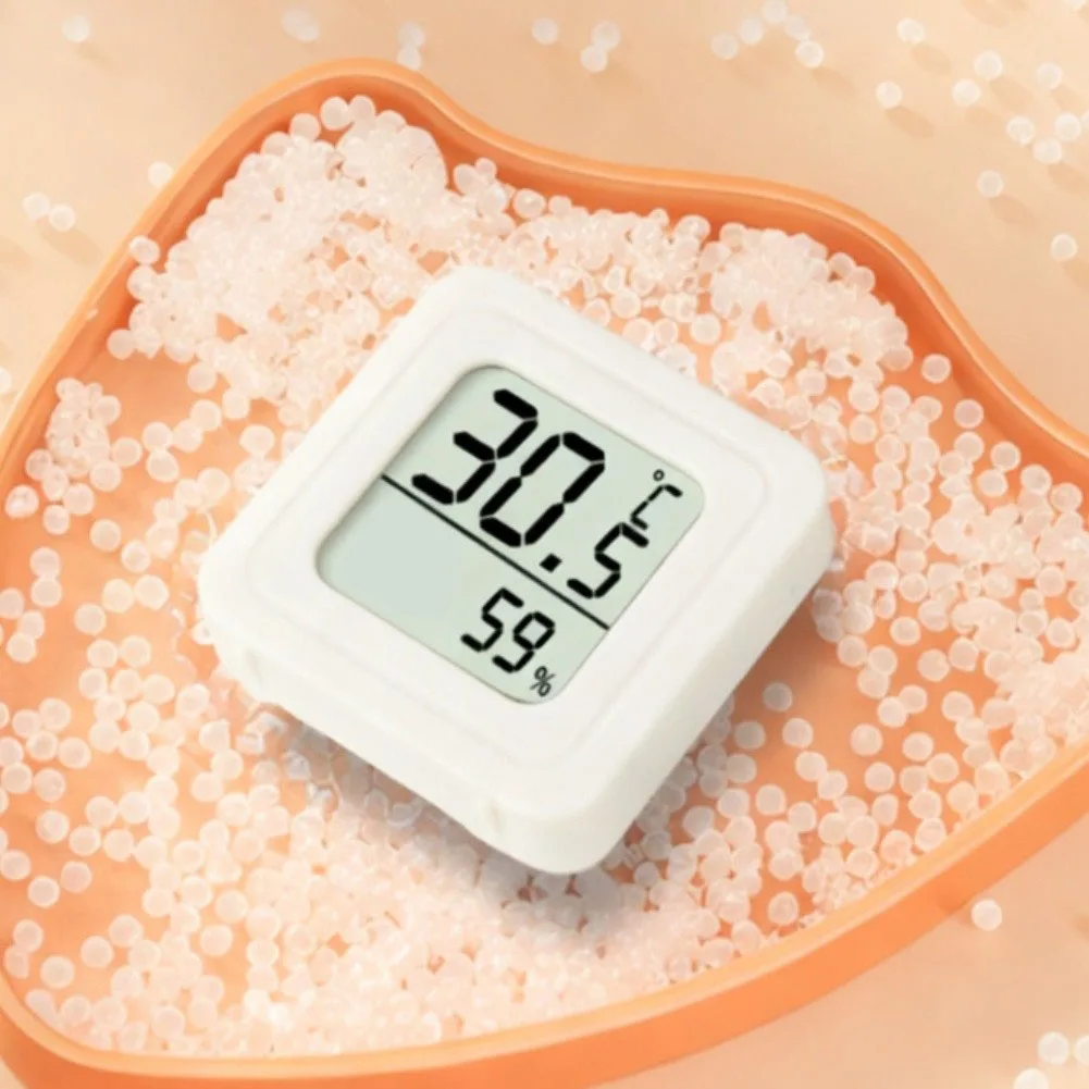 

For Office For Greenhouse Digital Thermometer Home Monitoring 43*43*11mm Thermometer Clear Temperature Visibility