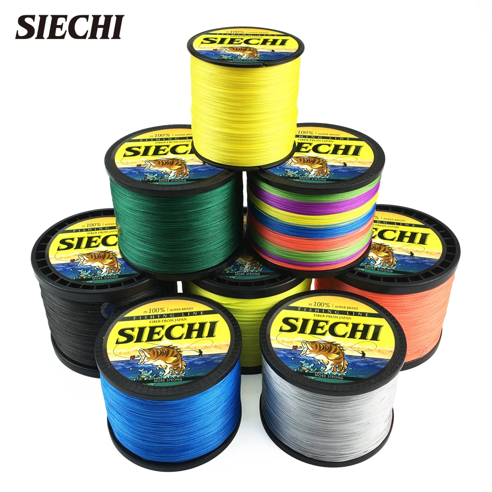 

SIECHI 12 нитей плетеная полиэтиленовая леска 300 м сильная устойчивость к истиранию мультифиламентная леска