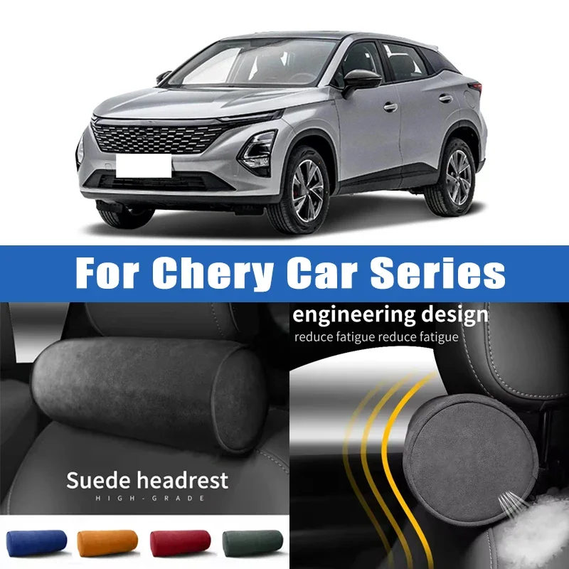 

Top Quality Car Headrest Neck Support Seat Soft Neck Pillow Breathable For Chery Tiggo 3 5 7 8 Arrizo E3 Fulwin Win Jetour