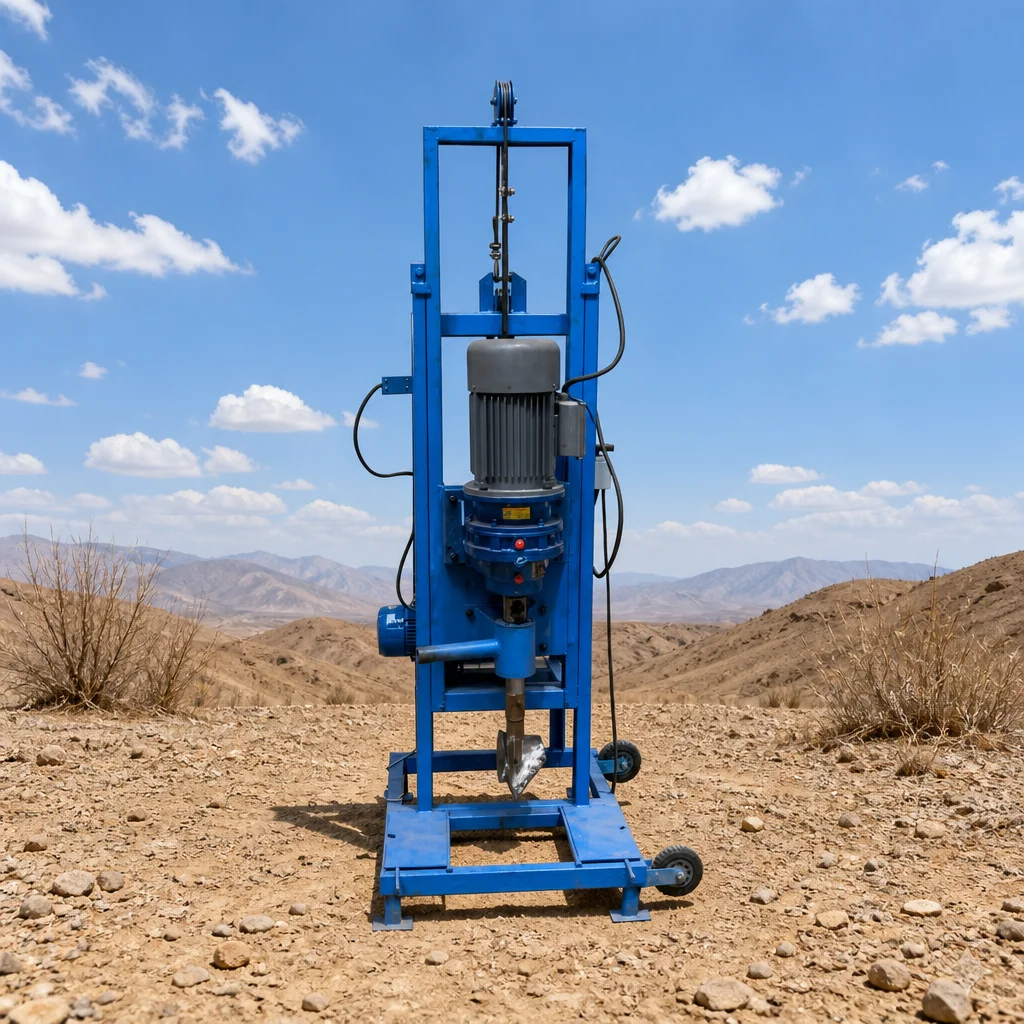 Customized Up To 100m Depth Portable Type Hydraulic Powered Water Well Drilling Rig Durable Structure for Farmland Irrigation