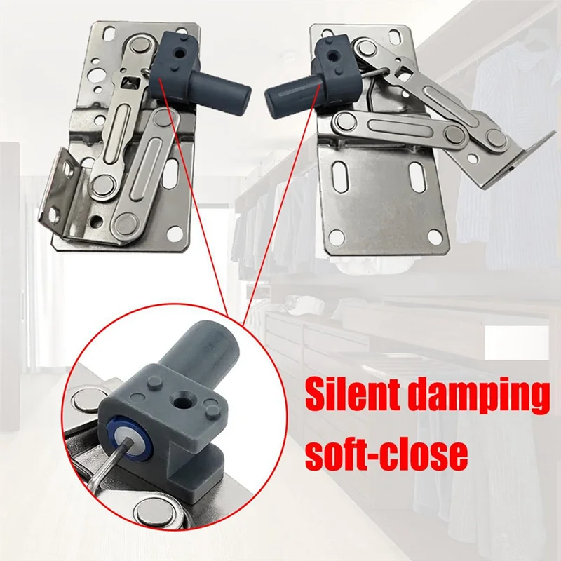 【New Arrival】2 Pack Tip-Out Tray Hinges For Sink-Front Drawer, Sink Front Tip-Out Trays Hinges False Front Cabinet Clips Easy In