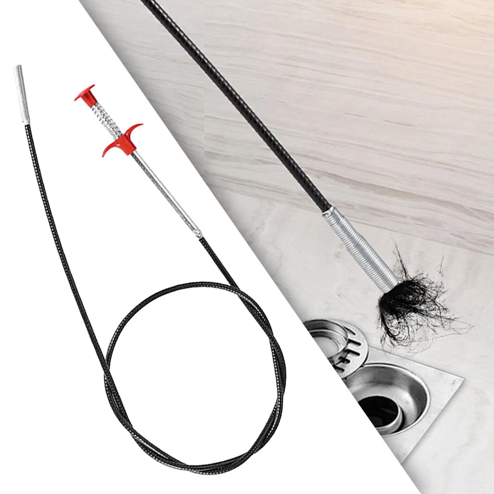 

Средство для удаления засоров для слива волос Прочный открывалка для слива сливов для ванной комнаты с туалетной ванной