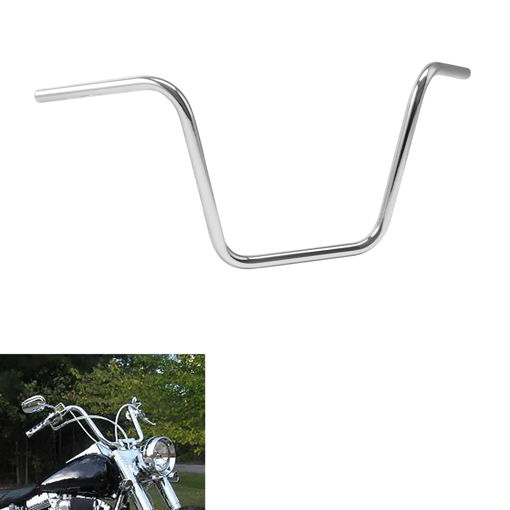 

12/14/16" Rise 1" Ape Hanger Handlebar For Harley Sportster XL 883 XL 1200 48 72 Custom Softail Dyna Motorcycle Accessories