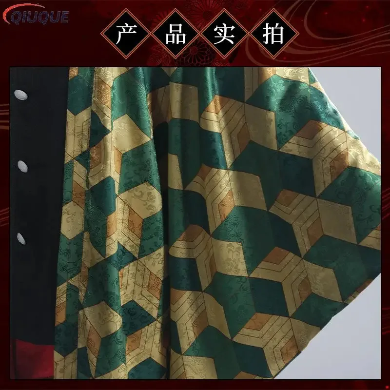 CyKochou Shinobu Kamado Tanjirou capa Cosplay disfraz Kimono capa brocada flecos oscuros Haori