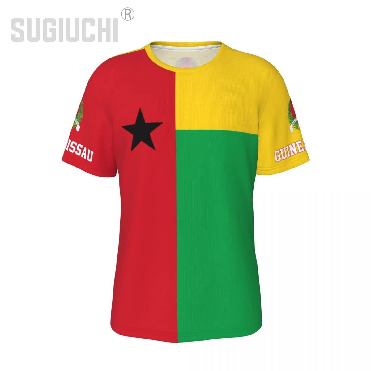 Unisex Nation T-shirt Guinea-Bissau Flag T-shirts jersey For Men Women Soccer Football Fans Gifts Custom clothes tee