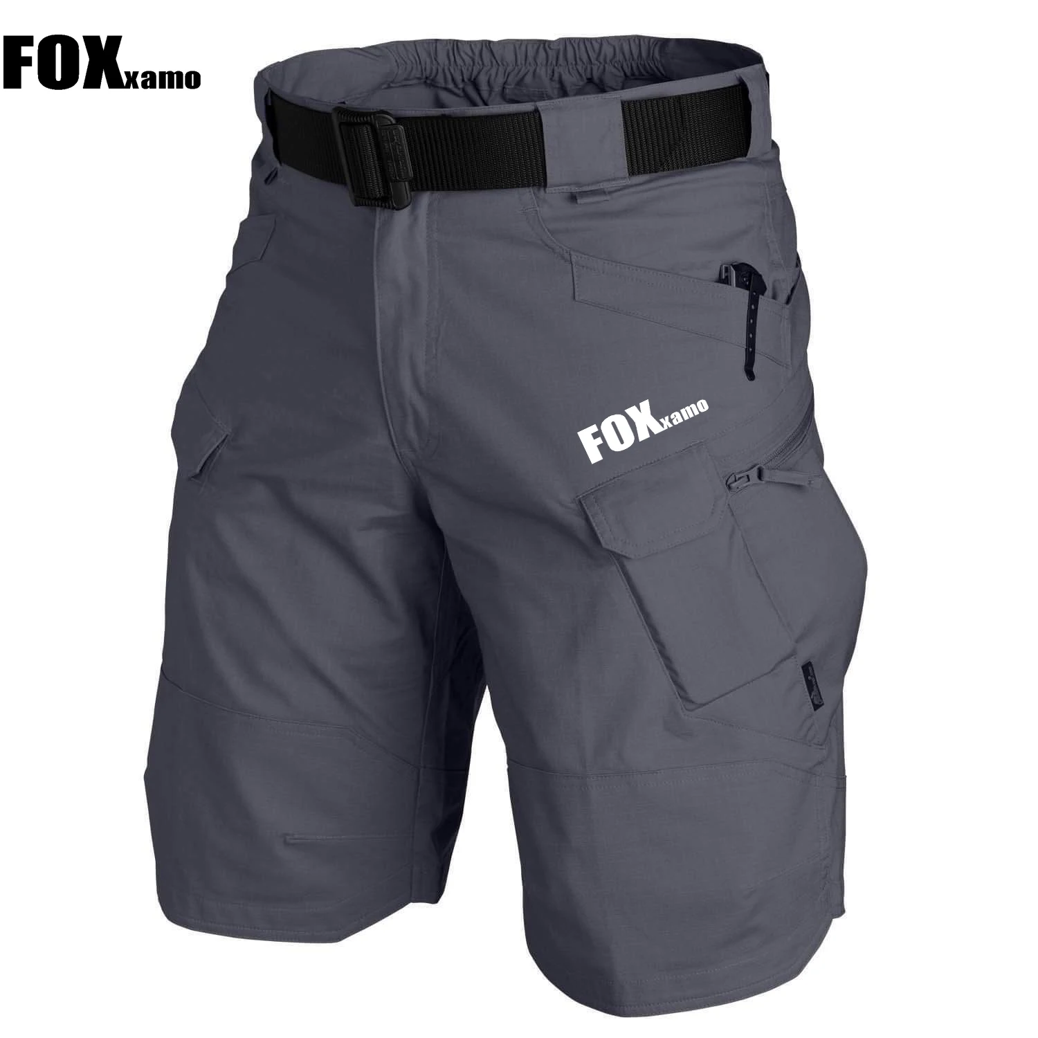 Foxxamo Cycling Team Men's Cycling Shorts Loose Fit MTB Mountain Bike Shorts Outdoor Sports Hiking Downhill Bicycle Short Pants