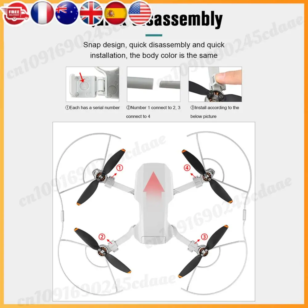 1 Set Propellerschutz für DJI Mini SE/Mini 2/Mavic Mini Wing Fan Cover