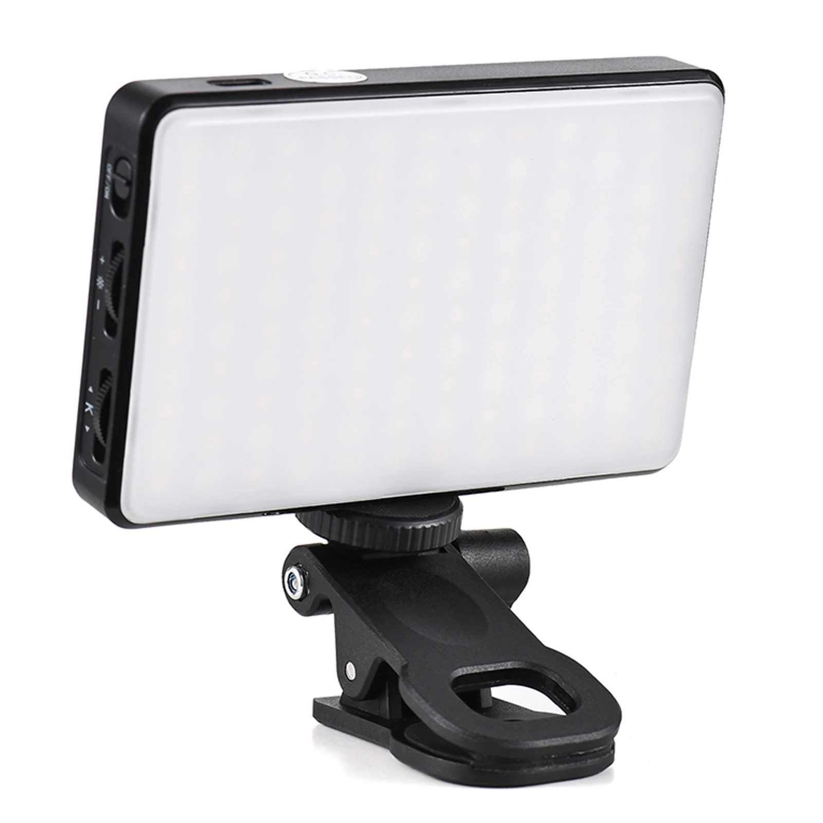 Portable Clip On Photo Light 2500K to 9000K Brightness  12W LED Video Conference Fill Light for Computer Tablet Phone