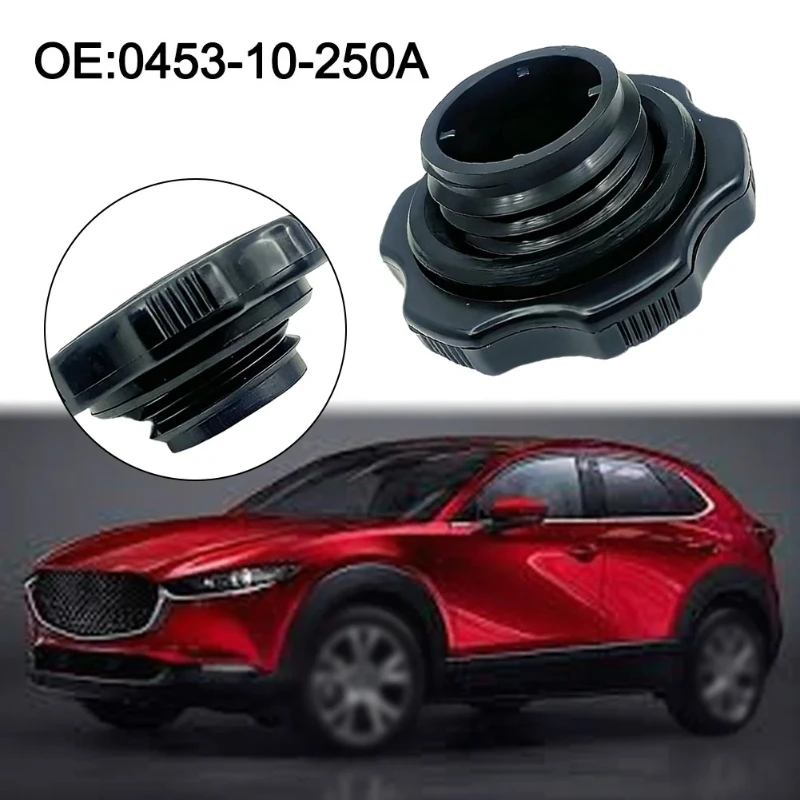 1PCS 0453-10-250A Oil Filler Cap Plastic Construction OEM Compatible Prevents Leaks Engine Oil Filler Cap for Mazda Engine