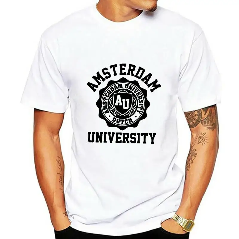 Amsterdam University Logo T-Shirt (All Colours and Sizes Available) men t shirt