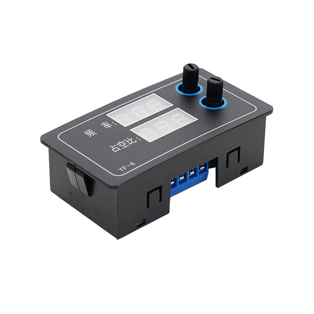 

DC7-28V PWM Square/Rectangular Wave Signal Generator Pulse Frequency Duty Ratio Generator PWM Controller with Potentiometer