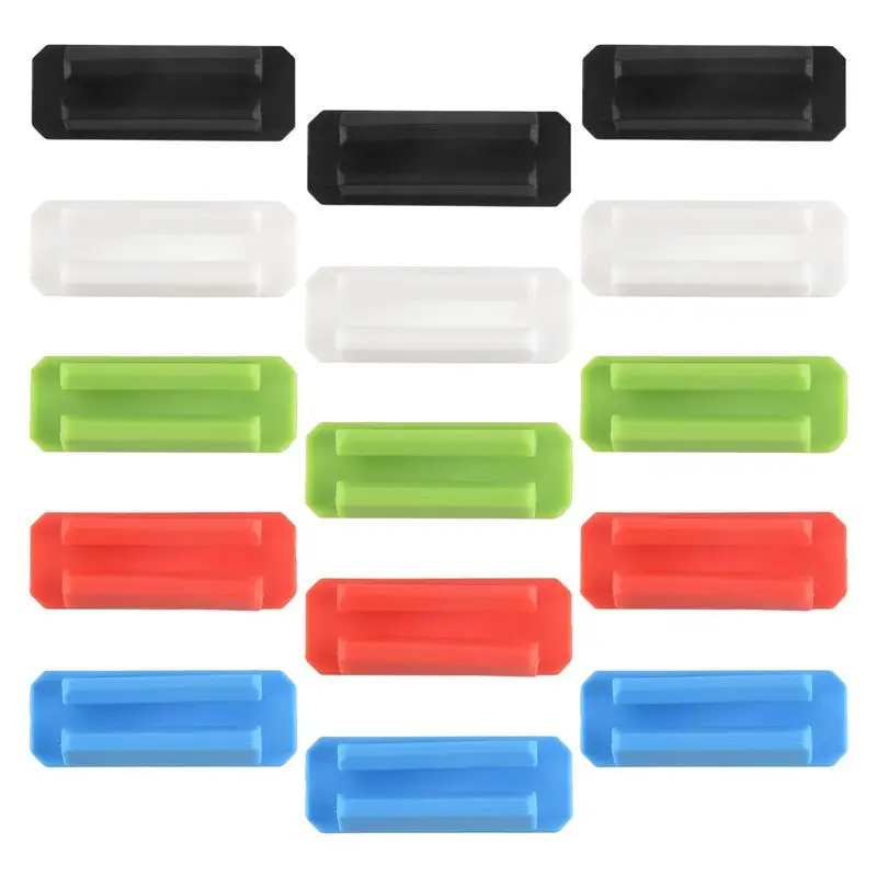 AED7-15Pcs Adhesive Silicone Pen Holder For Desk, Pencil Holder, Marker Holder,Pen Holder Set Teacher Supplies Durable