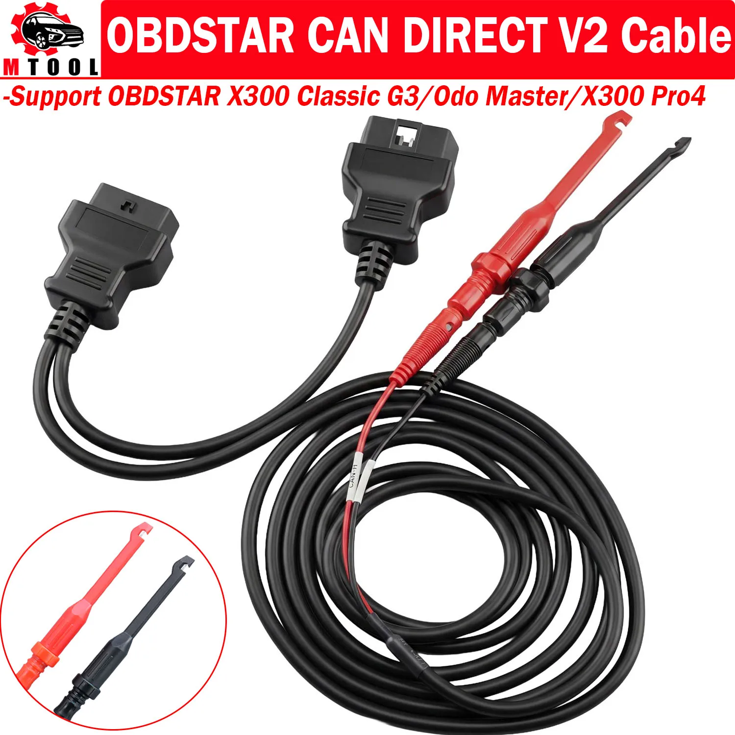 

OBDSTAR CAN DIRECT V2 Adapter Cable For Bypass Gateway Module from 2018 for X300 Classic G3 X300 Pro4 Cable for Toyota/ PSA/ FCA