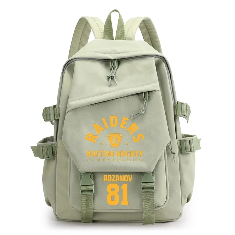 

Heated Rivalry Canvas School Backpack For Girls Women Casual College Student Bag With Pockets For Campus Travel Back To School