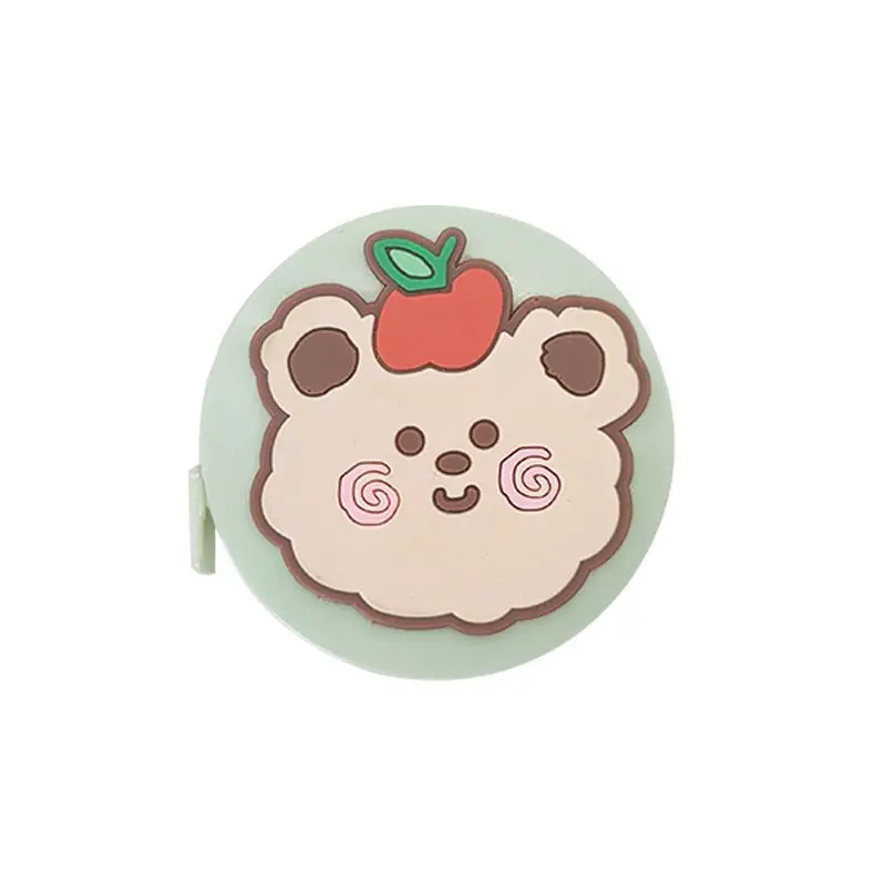 2/3/4PCS Flexible Measurement Rulers Double-sided Scale Pull Ring Design Portable Small For Weight Loss