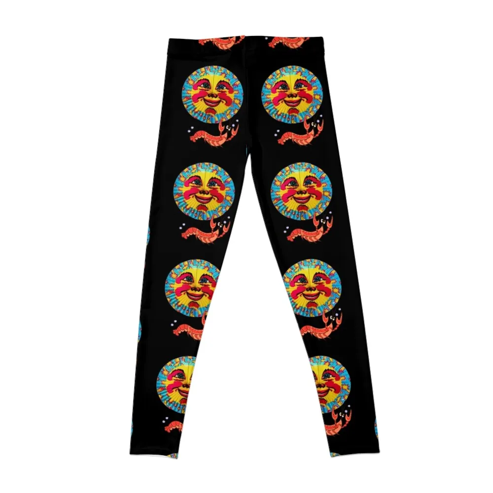 Kraftskiva Swedish Crayfish Festival Boil Man on The Moon Leggings Sweatpants Legging sexy woman Womens Leggings