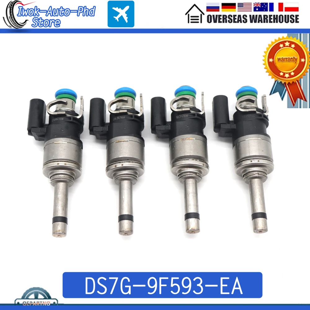 DS7G-9F593-EA Car Fuel Injector Nozzle for Ford 2017-2019 Escape 2014-2020 Fusion 1.5L GTDI DS7Z-9F593-DA DS7G9F593DB