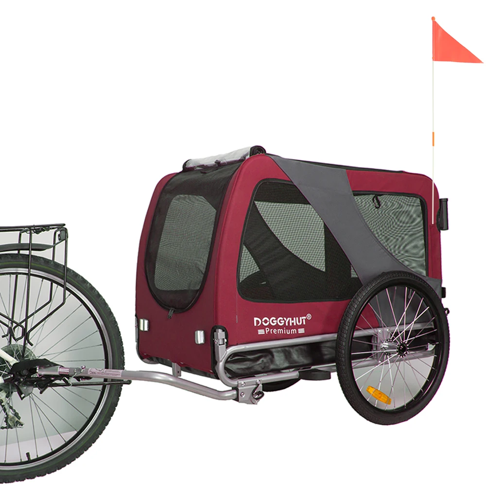 Простота в эксплуатации быстросъемный велосипедный грузовой прицеп с одной рукой