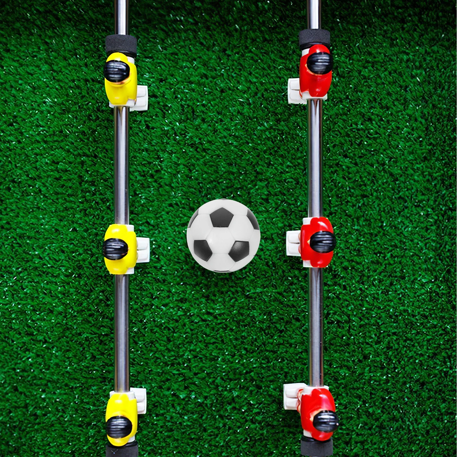

12Pcs Foosball Table Balls Black White 32Mm Resin Replacement Mini Soccer Balls for Tabletop Soccer Game Accessories Football