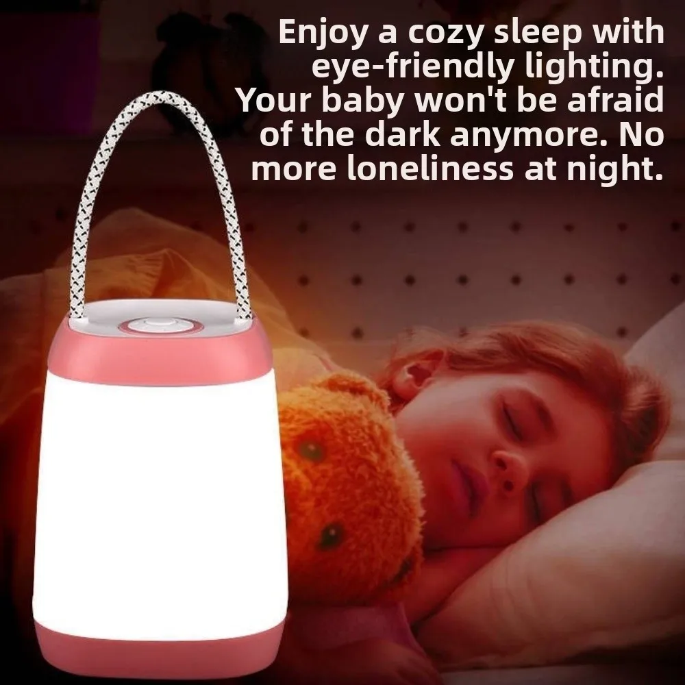 Atmosphere Lamp 3 Light Modes LED Camping Lights Portable Bright Night Reading Lights LED Multifunctional Tent Lanterns Bedside