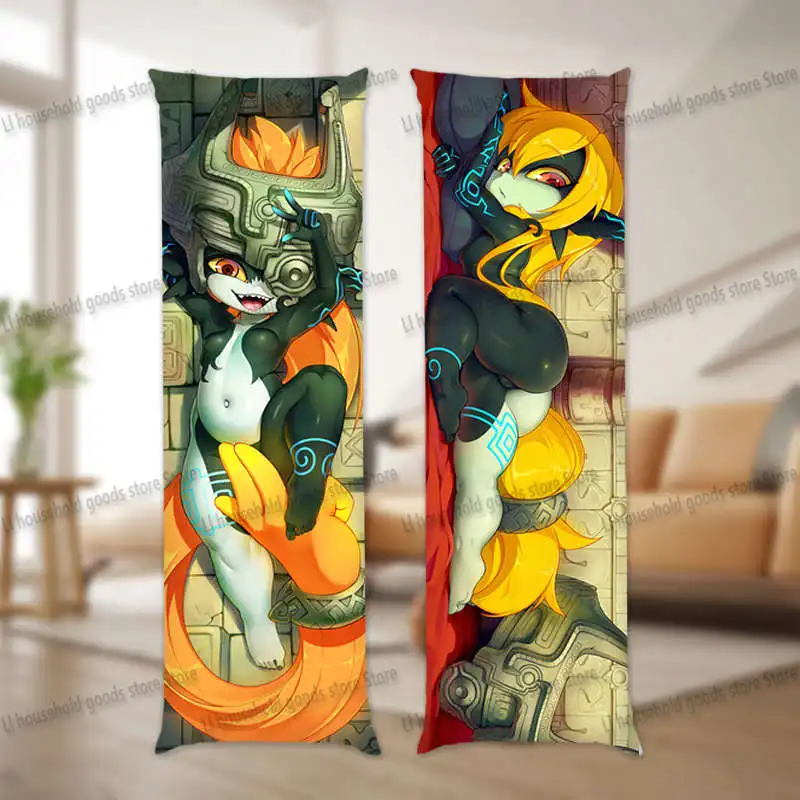 New Pattern Dakimakura Anime Midna Body Pillow Double-sided Print Life-size Cover