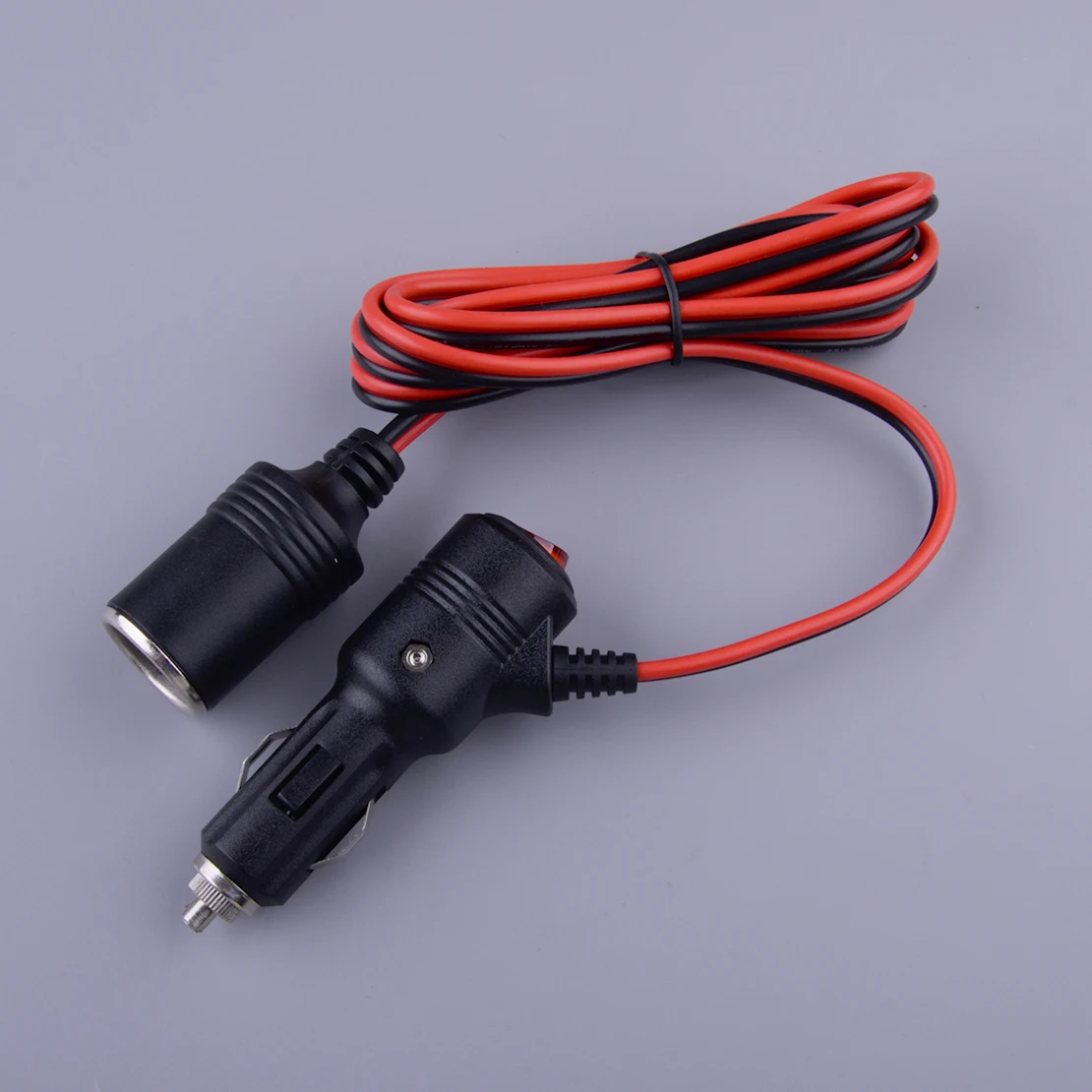 

Universal 12V Car Cigarette Lighter Extension Cable Cord Adapter with Switch 5M